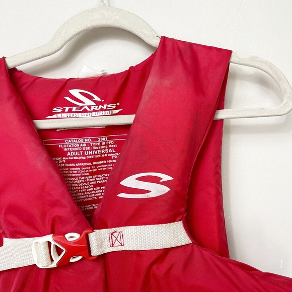 Stearns classic life vest boating vest Adult universal Type 3 u.s coast guard - Picture 4 of 4